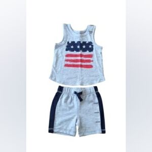 NWT First Impressions 2PC shorts and tank set 🇺🇸